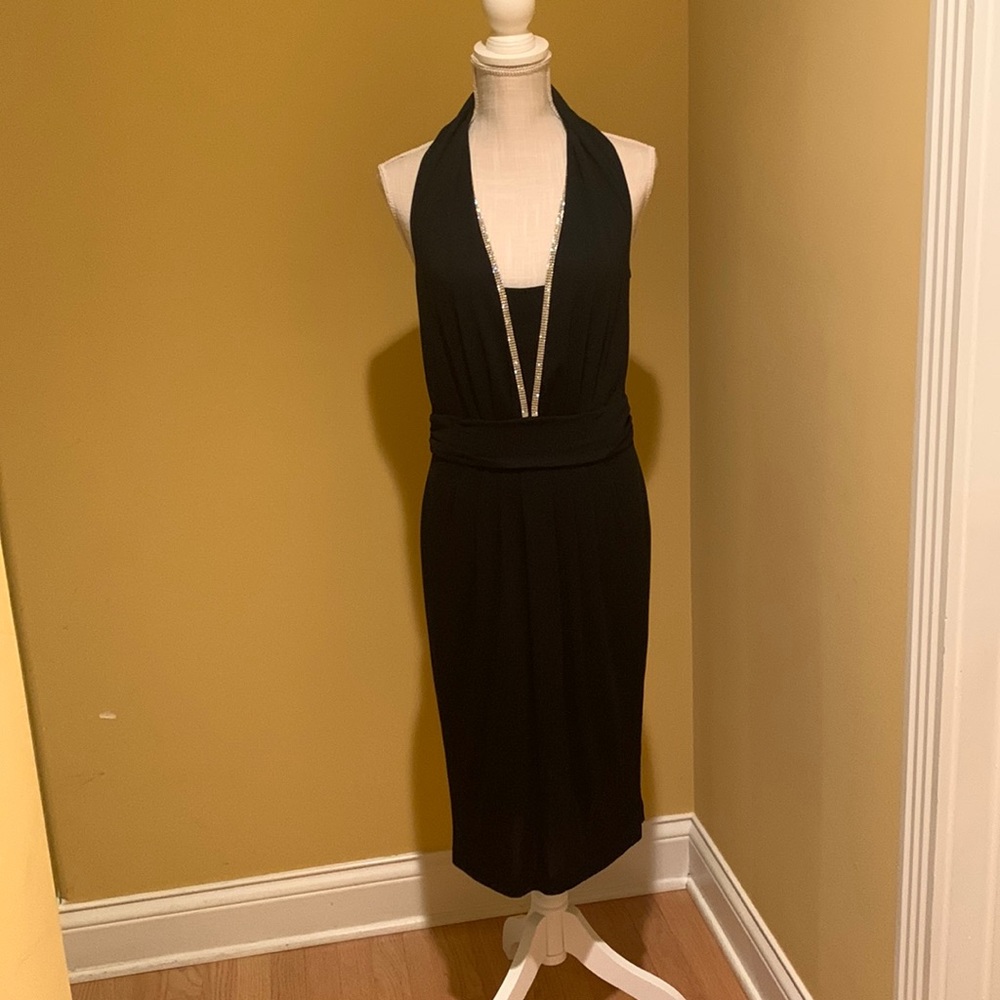 Black cocktail dress